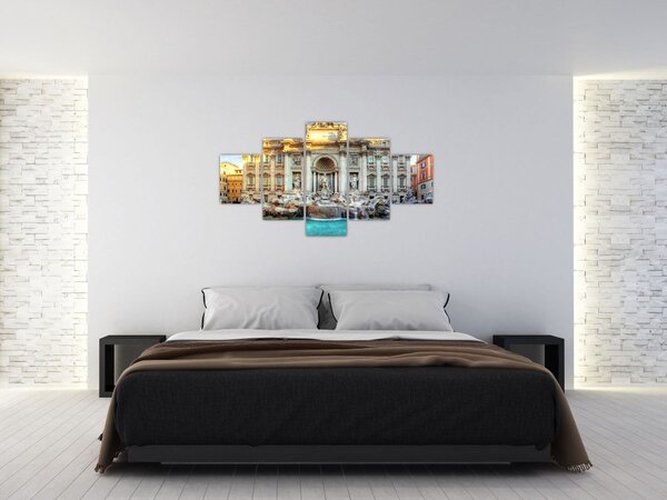 Obraz - Fontána di Trevi (125x70 cm)