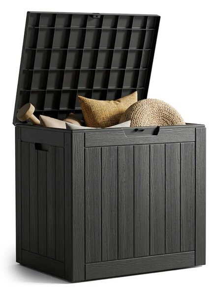 Úložný zahradní voděodolný box TOXORA - černý