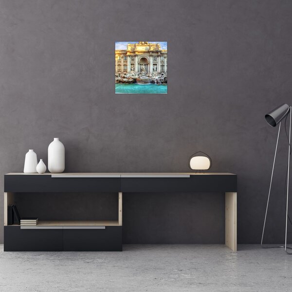 Obraz - Fontána di Trevi (30x30 cm)