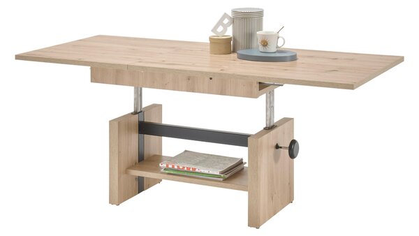 KONFERENČNÍ STOLEK, dub artisan, kompozitní dřevo, 110-150/65/48-63 cm MID.YOU - Konferenční stolky, Online Only