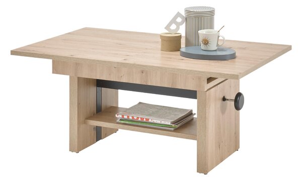 KONFERENČNÍ STOLEK, dub artisan, kompozitní dřevo, 110-150/65/48-63 cm MID.YOU - Konferenční stolky, Online Only