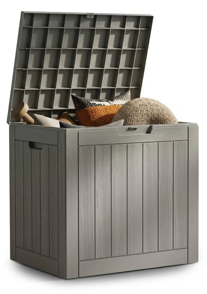 Úložný zahradní voděodolný box TOXORA - šedý