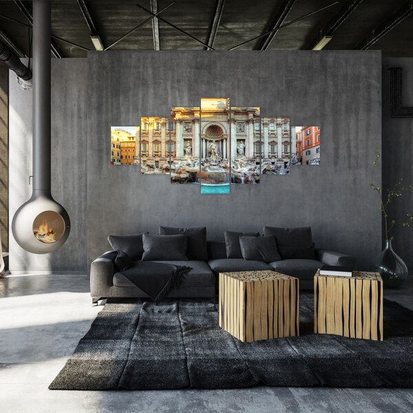 Obraz - Fontána di Trevi (210x100 cm)