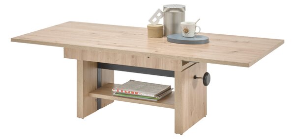 KONFERENČNÍ STOLEK, dub artisan, kompozitní dřevo, 110-150/65/48-63 cm MID.YOU - Konferenční stolky, Online Only