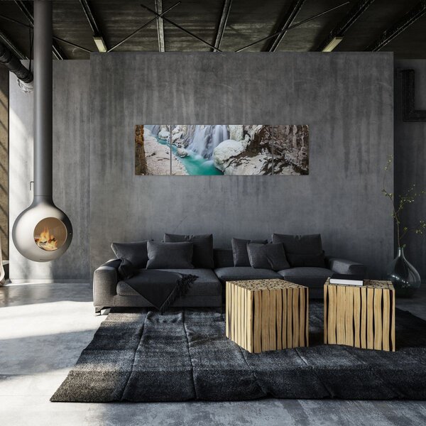 Obraz - Islandská příroda (170x50 cm)