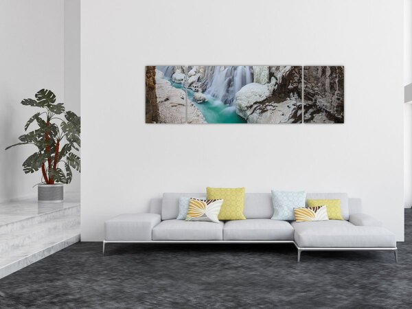Obraz - Islandská příroda (170x50 cm)