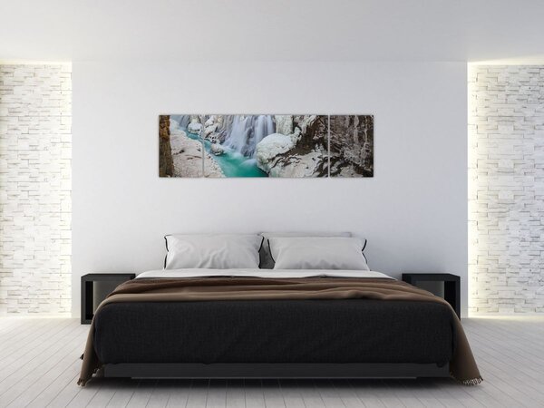 Obraz - Islandská příroda (170x50 cm)