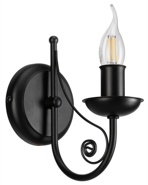 Nástěnná lampa DONATO 1xE14/40W/230V černá
