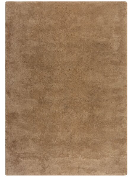 Flair Rugs, Kusový koberec Faroe Faux Fur Natural, 80x150, hnědá, ložnice