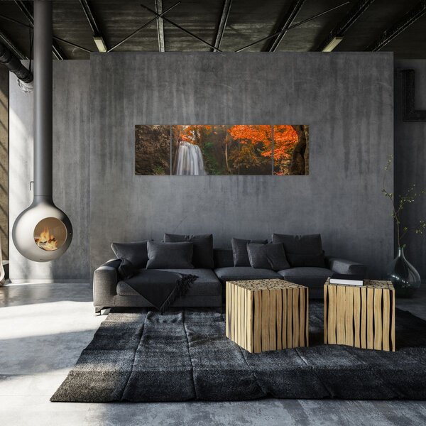 Obraz - Vodopád v Thajsku (170x50 cm)