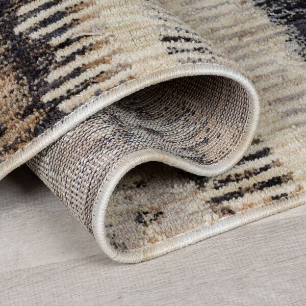 Flair Rugs, Kusový koberec Fuse Marly Geo Natural, 120x170, béžová, ložnice