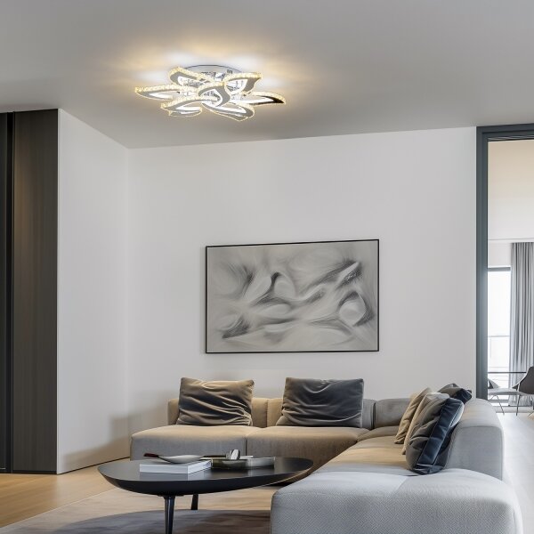 Brilagi - LED Stmívatelný přisazený lustr TWIST LED/180W/230V 3000-6500K + DO