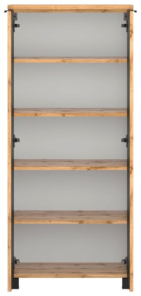 MIDI SKŘÍŇKA, černá, dub wotan, 60/130/35 cm Held - Koupelnové série, Online Only