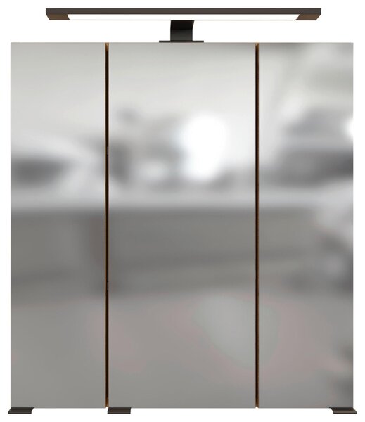ZRCADLOVÁ SKŘÍŇKA, barvy dubu, 60/64/20 cm Held - Koupelnové série, Online Only
