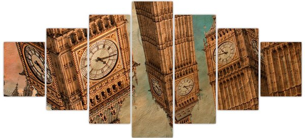 Obraz - Big Ben, Londýn (210x100 cm)