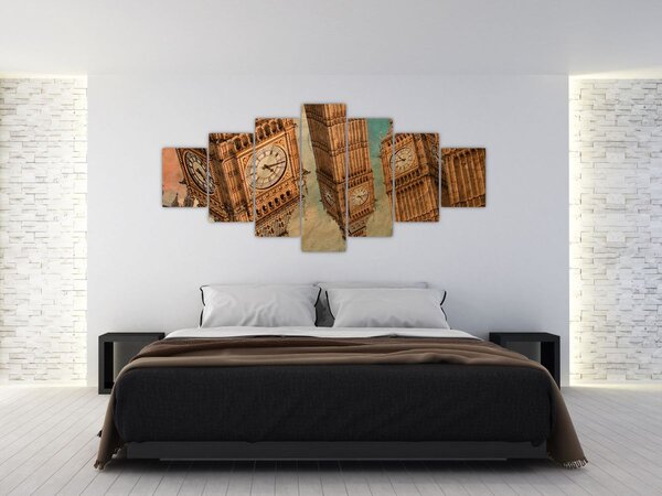 Obraz - Big Ben, Londýn (210x100 cm)