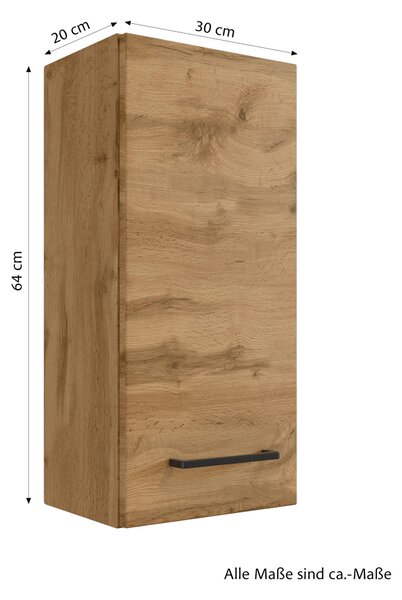 ZÁVĚSNÁ SKŘÍŇKA, 30/64/20 cm Held - Závěsné skříňky do koupelny, Online Only