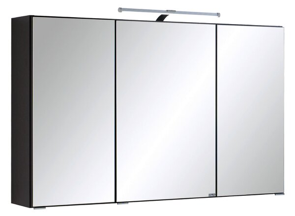 ZRCADLOVÁ SKŘÍŇKA, barvy grafitu, 100/64/20 cm Held - Koupelnové série, Online Only