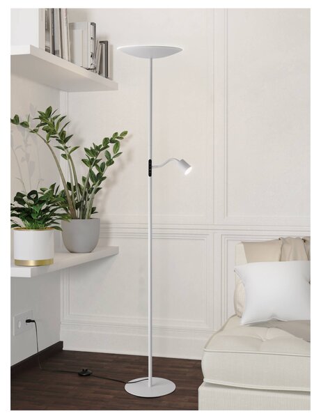 Stojací lampa CONIVARINO bílá