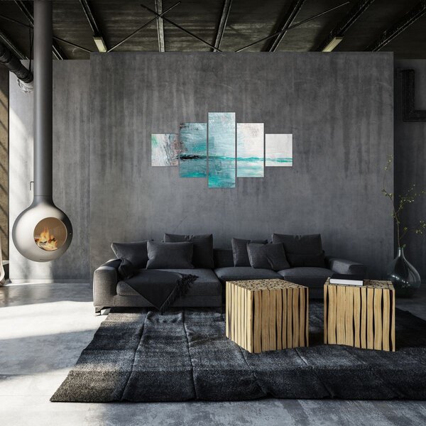 Obraz - Abstraktní olejomalba (125x70 cm)
