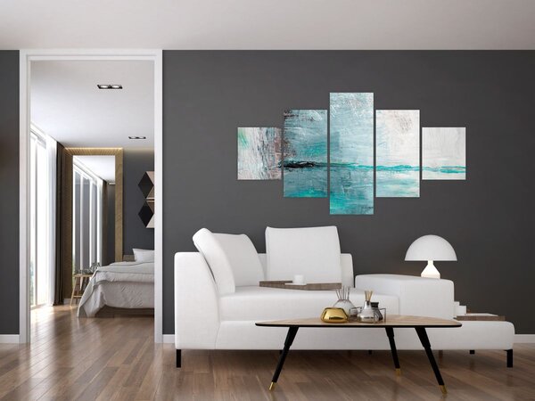 Obraz - Abstraktní olejomalba (125x70 cm)