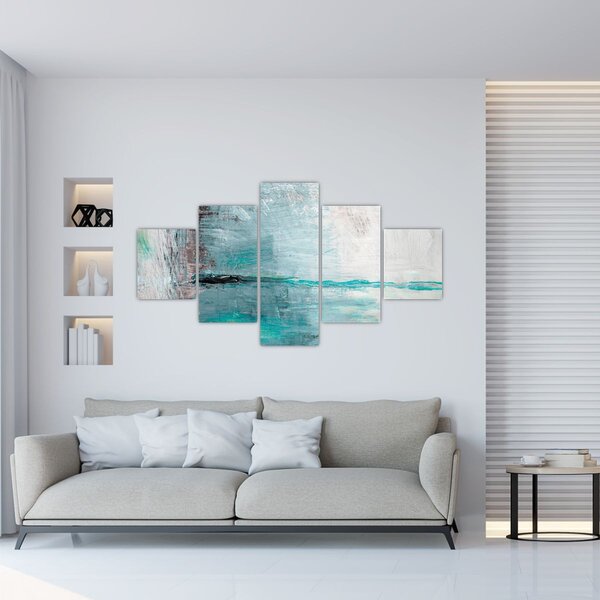 Obraz - Abstraktní olejomalba (125x70 cm)