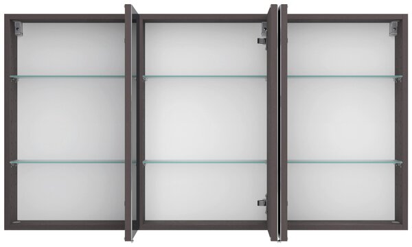 ZRCADLOVÁ SKŘÍŇKA, barvy grafitu, 120/64/20 cm Held - Koupelnové série, Online Only