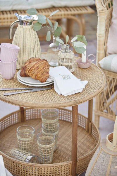 Termoska Polyrattan Handwoven Natural 1,5 l Ib Laursen