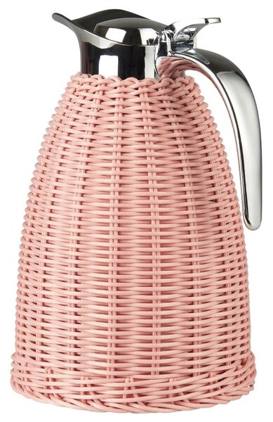 Termoska Polyrattan Handwoven Pink 1,5 l Ib Laursen