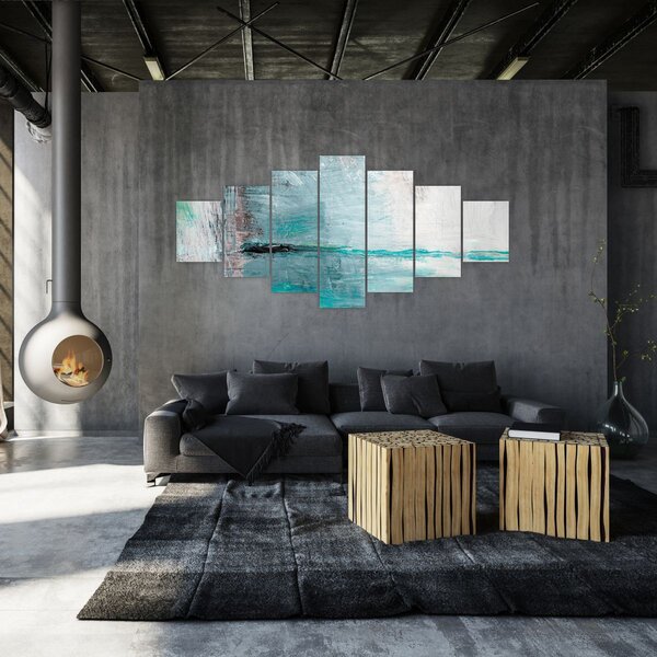 Obraz - Abstraktní olejomalba (210x100 cm)