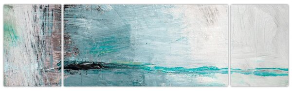 Obraz - Abstraktní olejomalba (170x50 cm)