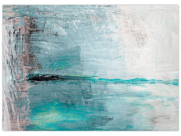 Obraz - Abstraktní olejomalba (70x50 cm)