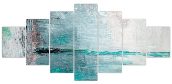 Obraz - Abstraktní olejomalba (210x100 cm)