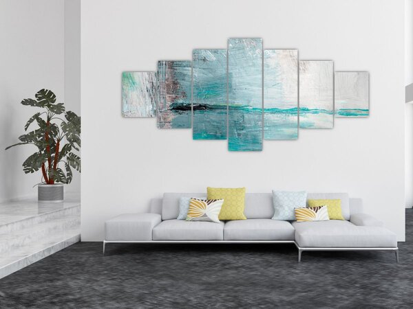 Obraz - Abstraktní olejomalba (210x100 cm)
