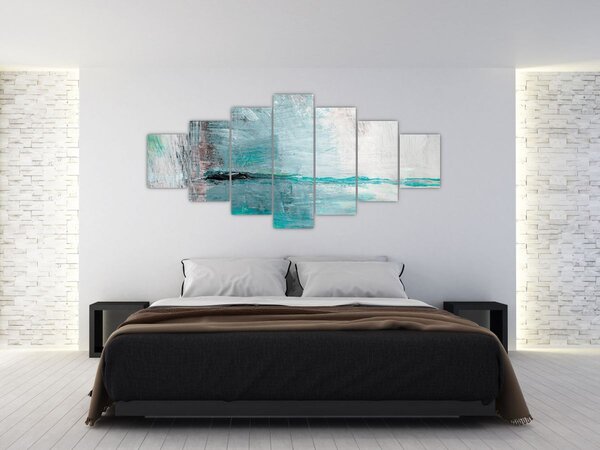 Obraz - Abstraktní olejomalba (210x100 cm)
