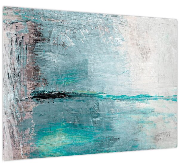 Obraz - Abstraktní olejomalba (70x50 cm)