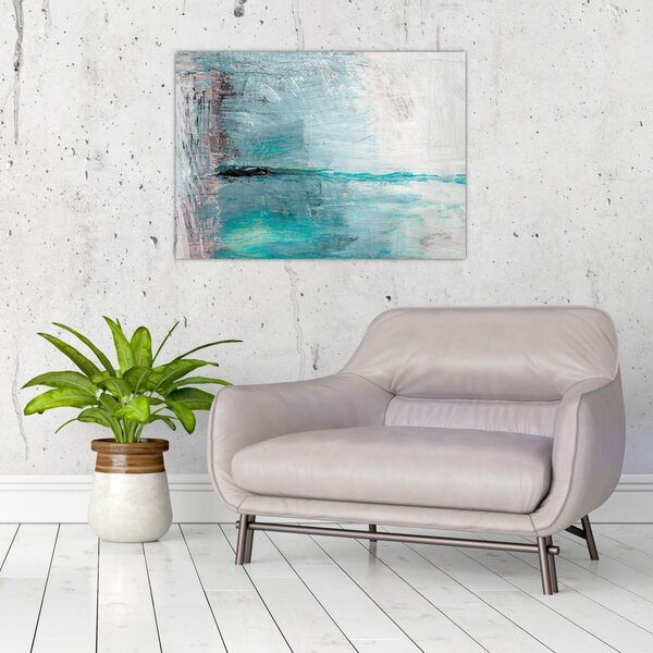 Obraz - Abstraktní olejomalba (70x50 cm)