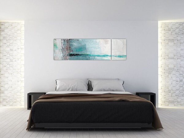 Obraz - Abstraktní olejomalba (170x50 cm)