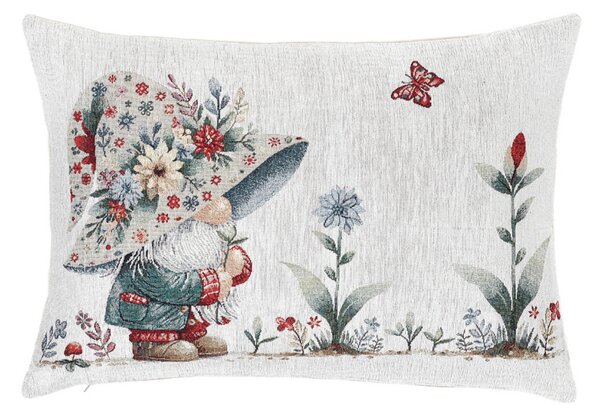 Gobelínový povlak na polštář Jarní skřítek Chenille IT118 Barva Vícebarevná Rozměry 42x42 cm