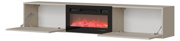 TV stolek/skříňka s krbem Sodinke 180 EF, Barva: kašmír 5903211521454