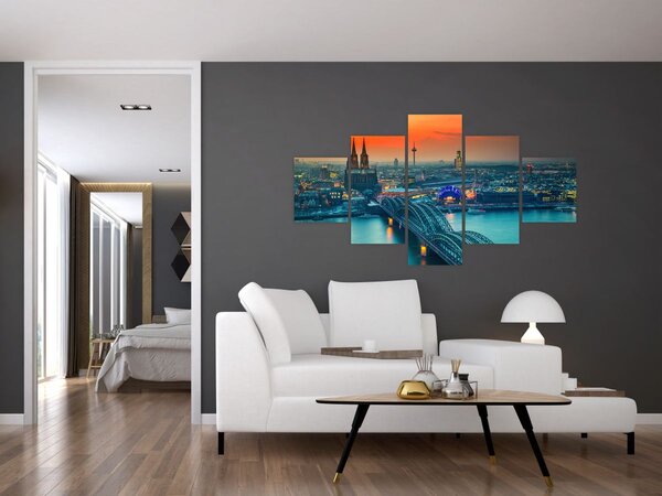 Obraz - Kolín nad Rýnem (125x70 cm)