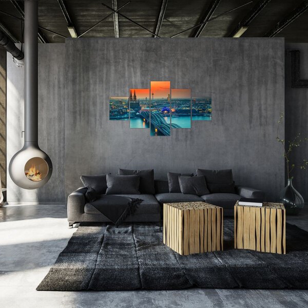 Obraz - Kolín nad Rýnem (125x70 cm)