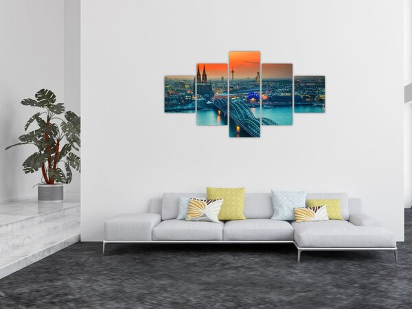Obraz - Kolín nad Rýnem (125x70 cm)