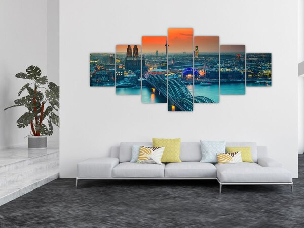 Obraz - Kolín nad Rýnem (210x100 cm)