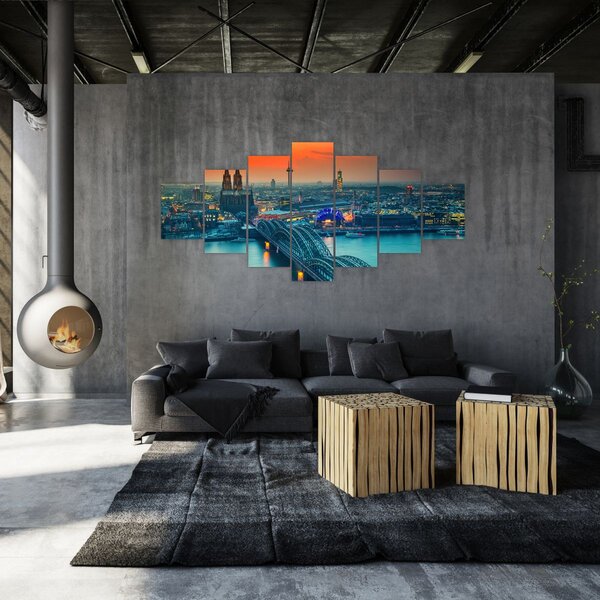 Obraz - Kolín nad Rýnem (210x100 cm)