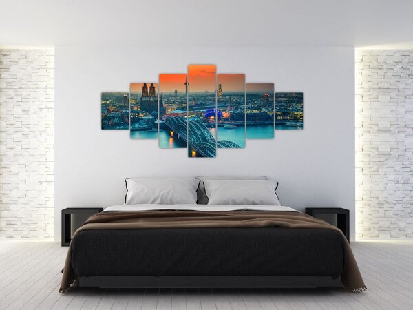 Obraz - Kolín nad Rýnem (210x100 cm)
