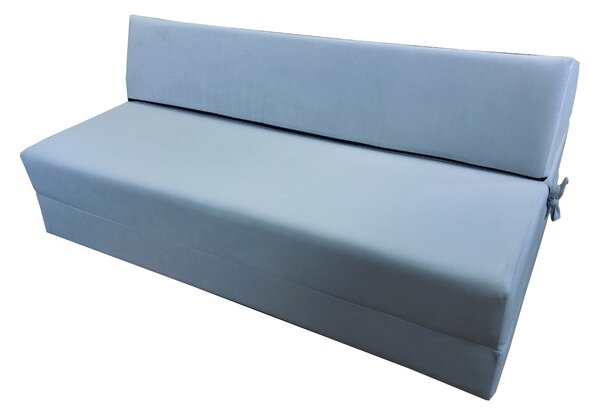 Skládací matrace pro hosty BEDDIO 120x200 - svěle šedá