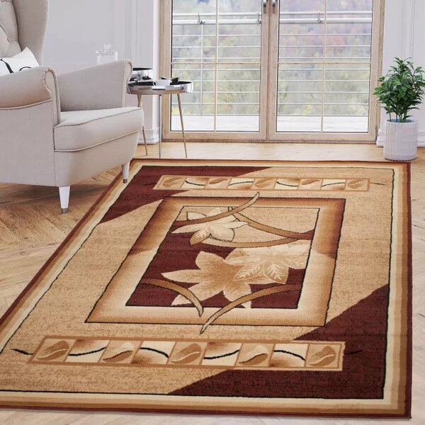 Makro Abra Kusový koberec ATLAS 1912D Světle béžový Rozměr: 130x190 cm
