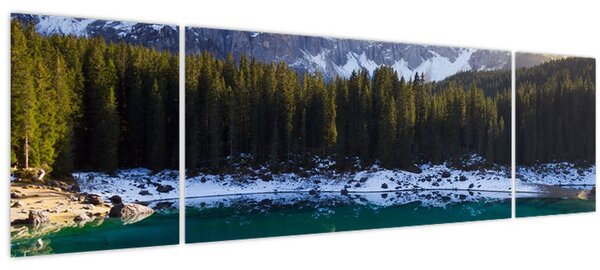 Obraz - Jezero Karersee (170x50 cm)