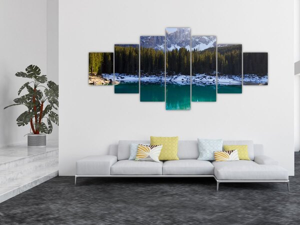 Obraz - Jezero Karersee (210x100 cm)